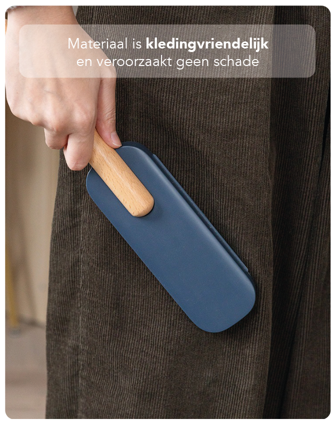 Brosse anti-peluches de luxe - Grise