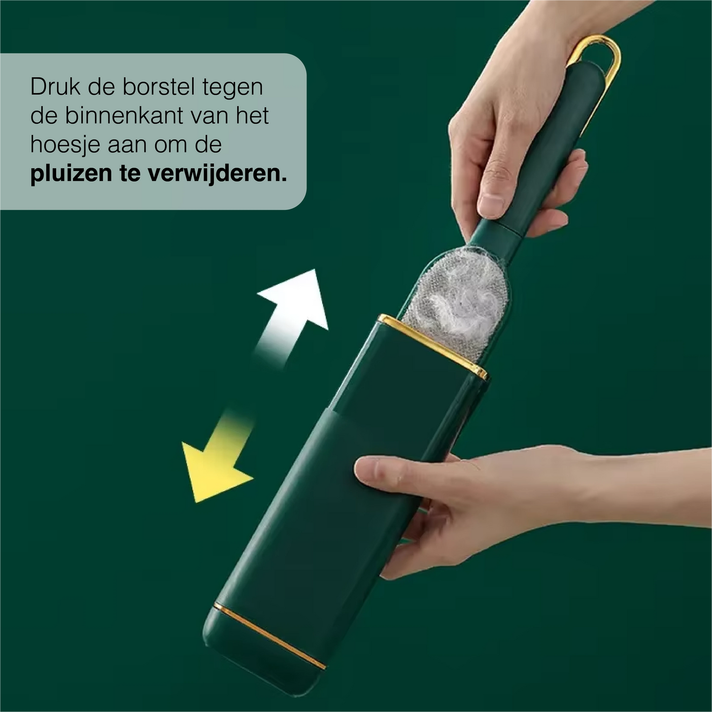 Fusselentferner & Kleiderbürste - Weiß